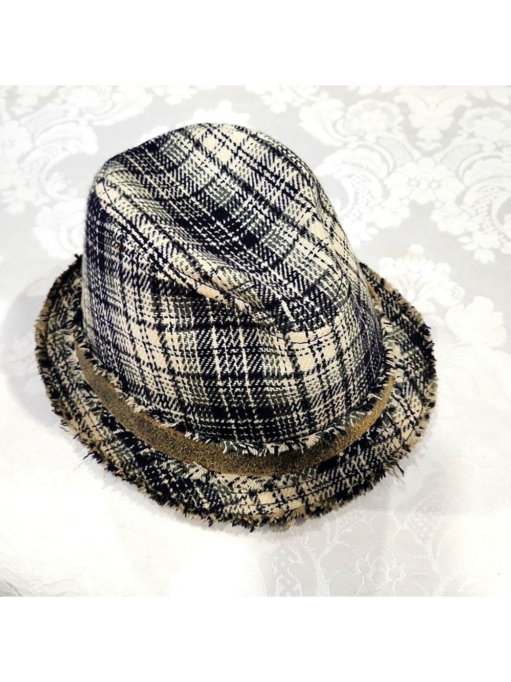 Headers Classic Fedora Hat Large Plaid